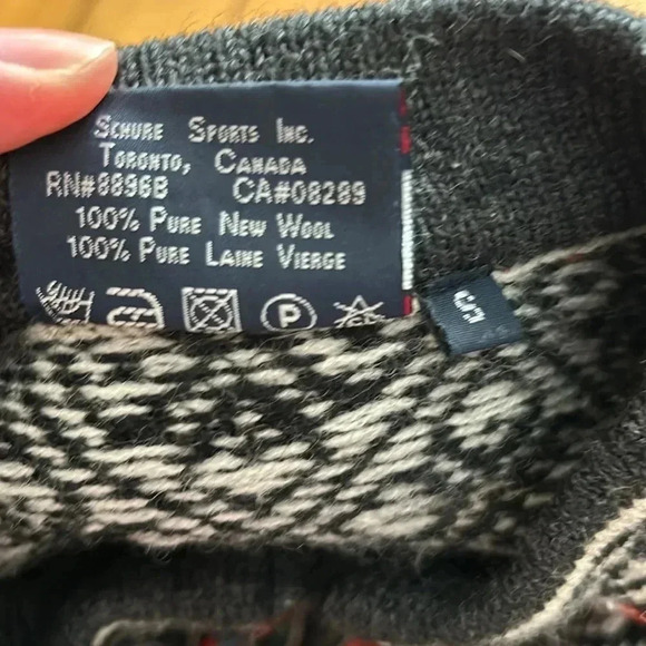 COPY - Vintage norwegian designs  100% virgin wool cardigan sweater - Picture 4 of 6